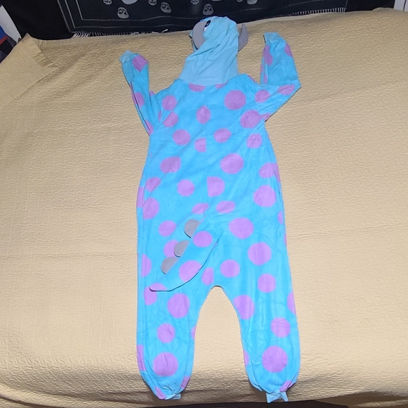 Monsters Inc Sulley Onesie pajamas costume size S - Picture 10 of 11